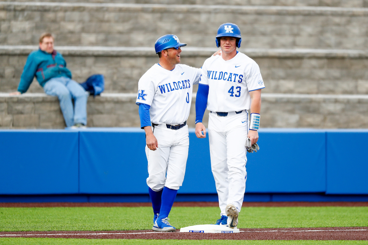 Roland Fanning. Breydon Daniel.

Kentucky beat SIU-Edwardsville 6-4 at Kentucky Proud Park.

Photo by Chet White | UK Athletics