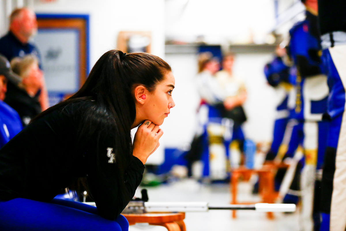 Ruby Gomes.

UK Rifle v Akron.

Photo by Hannah Phillips | UK Athletics