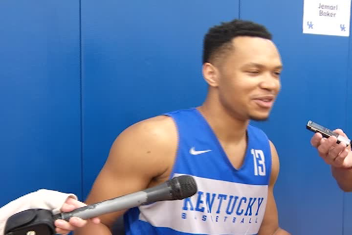 MBB: Media Day - Baker, Hagans, Herro, Richards and Washington