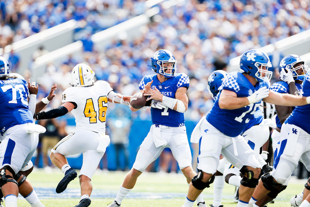 Will Levis.

UK beats UTC, 28-23.

Photos by Chet White | UK Athletics