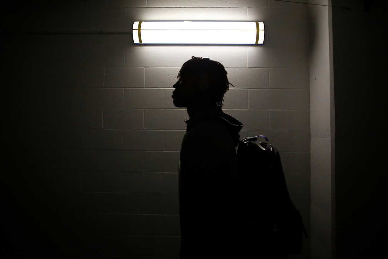 Wenyen Gabriel.

The University of Kentucky men's basketball team beat Georgia 62-49 in the quarterfinals of the 2018 SEC Men's Basketball Tournament at Scottrade Center in St. Louis, Mo., on Friday, March 9, 2018.

Photo by Chet White | UK Athletics