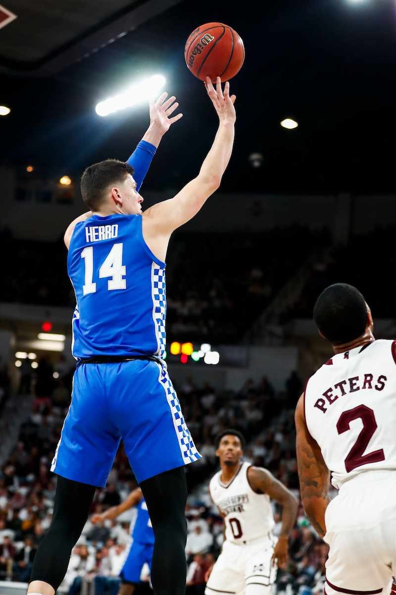 Tyler Herro.

Kentucky beat Mississippi State 71-67 at Humphrey Coliseum in Starkville, MS.

Photo by Chet White | UK Athletics