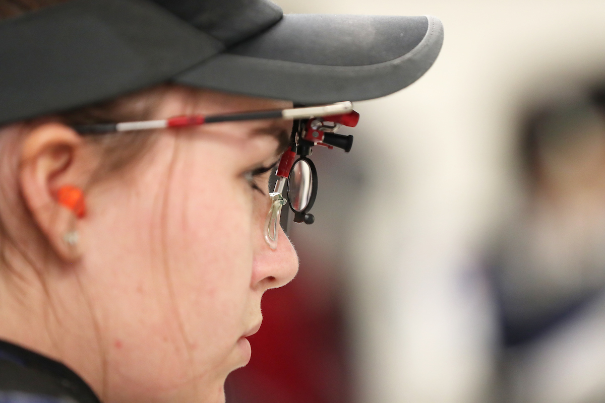 Rifle faces Akron. 

Photo by Britney Howard  | UK Athletics