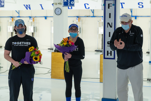 Mason Joachim. Hailee Sigmon. Harry Mullins.

Kentucky Rifle Senior Day

Photo by Grant Lee | UK Athletics