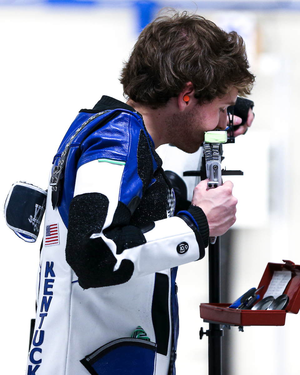 Mitchell Nelson.

Kentucky Rifle competes against Memphis.

Photo by Grace Bradley | UK Athletics