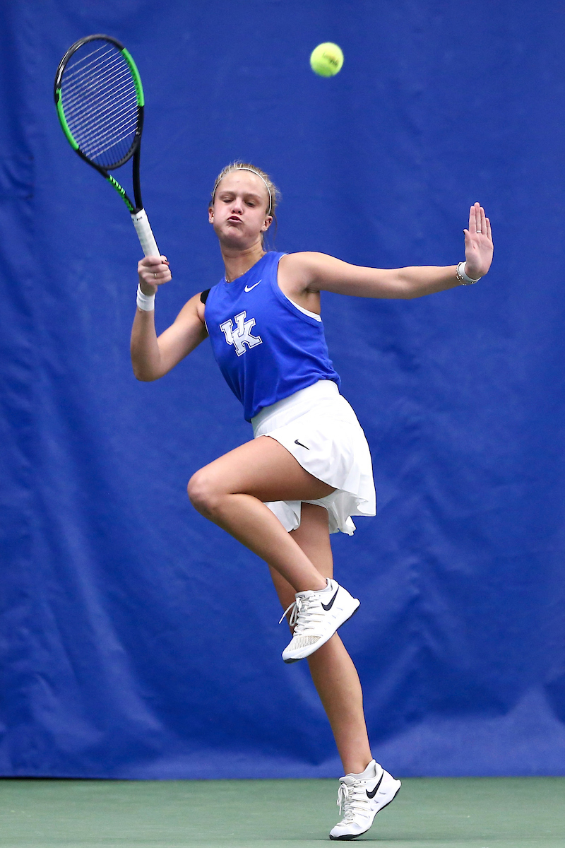 Ellie Eades.

Kentucky defeats Miami Ohio 5-2.

Photo by Grace Bradley | UK Athletics