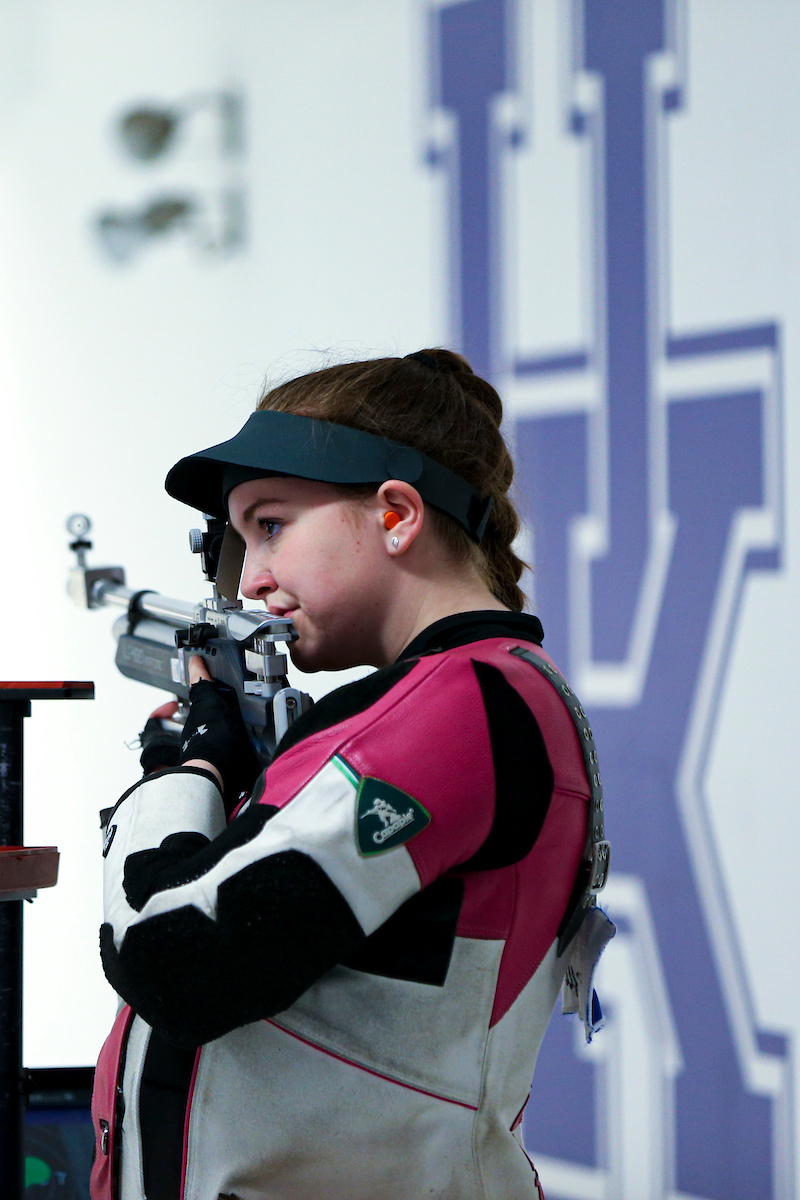 Allison Buesseler.

Kentucky Rifle competes against Memphis.

Photo by Grace Bradley | UK Athletics