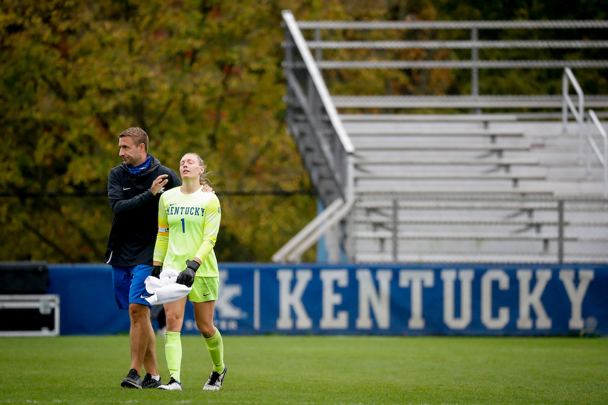 Ian Carry. Brooke Littman.

UK women’s soccer tied Georgia 1-1 in double OT on Sunday, October 11, 2020, at The Bell in Lexington, Ky.

Photo by Chet White | UK Athletics