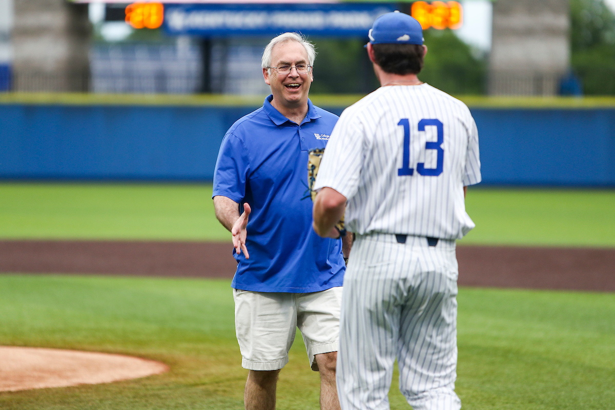 First Pitch.

Kentucky beats Tennessee 5-2.

Photo by Sarah Caputi | UK Athletics
