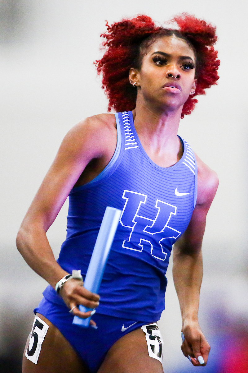 Masai Russell.

Jim Green Invitational.

Photo by Hannah Phillips | UK Athletics
