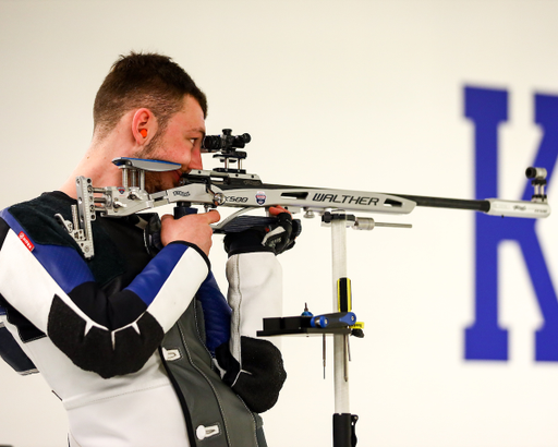 Mason Hamilton. 

Kentucky Rifle Smallbore.

Photo by Eddie Justice | UK Athletics