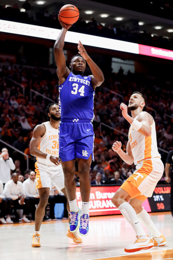 Oscar Tshiebwe.

Kentucky loses to Tennessee 76-63.

Photos by Chet White | UK Athletics
