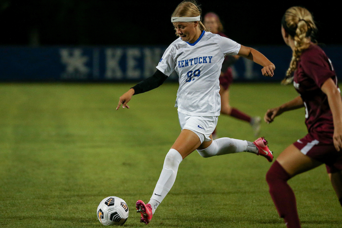 Maria Olsen.

Kentucky beats Bellarmine 4 - 0.

Photo by Sarah Caputi | UK Athletics