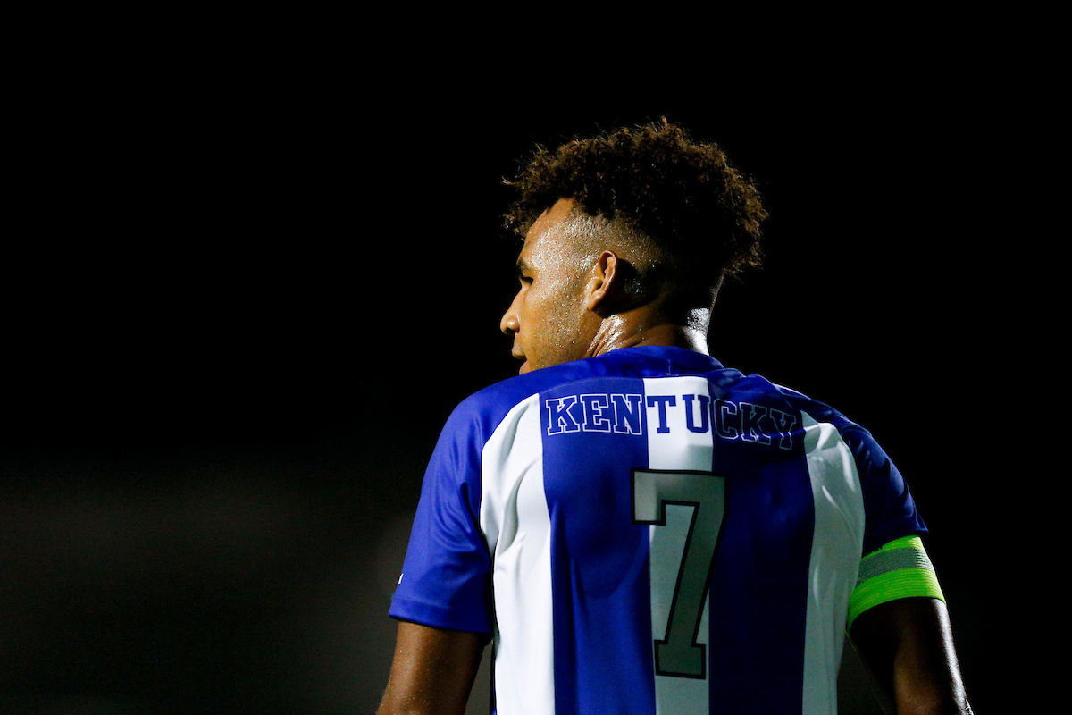 JJ Williams.

Men's Soccer falls to Florida International 3-2.

Photo by Michael Reaves | UK Athletics