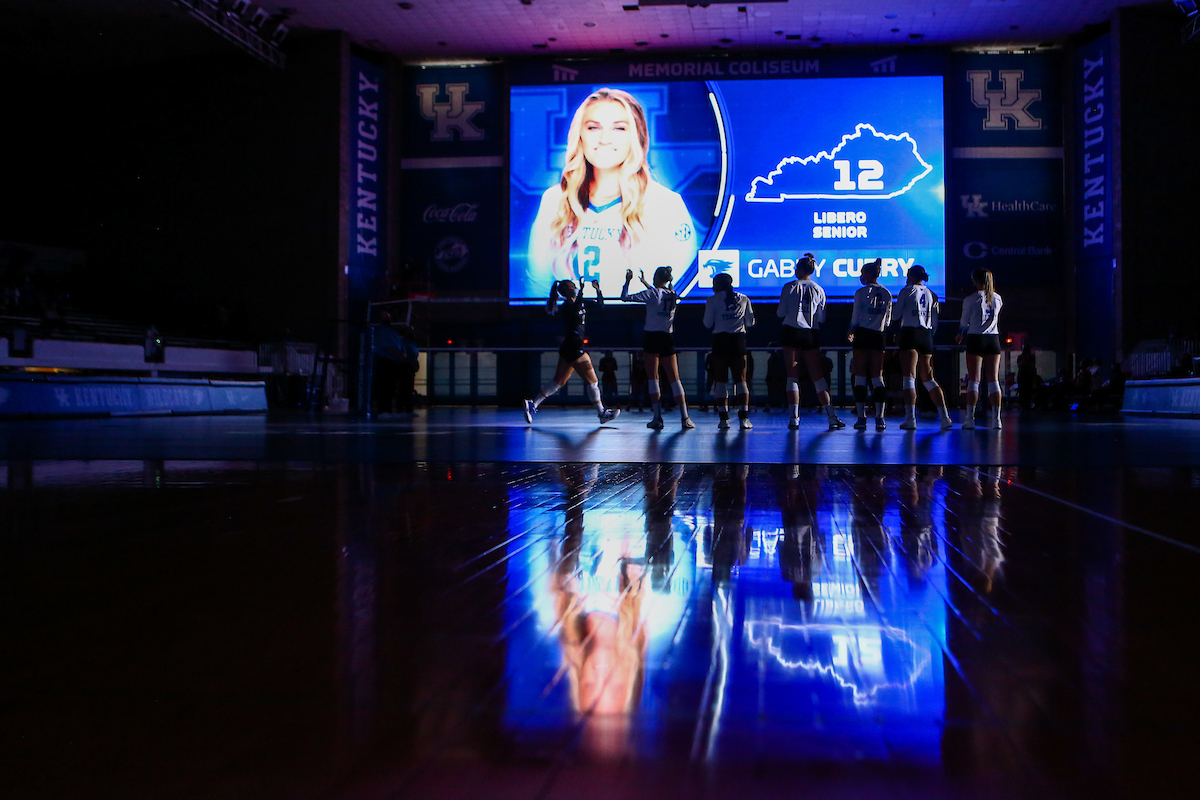 Gabby Curry Intro.

Kentucky sweeps Alabama 3-0 and wins SEC Championship.

Photo by Hannah Phillips | UK Athletics