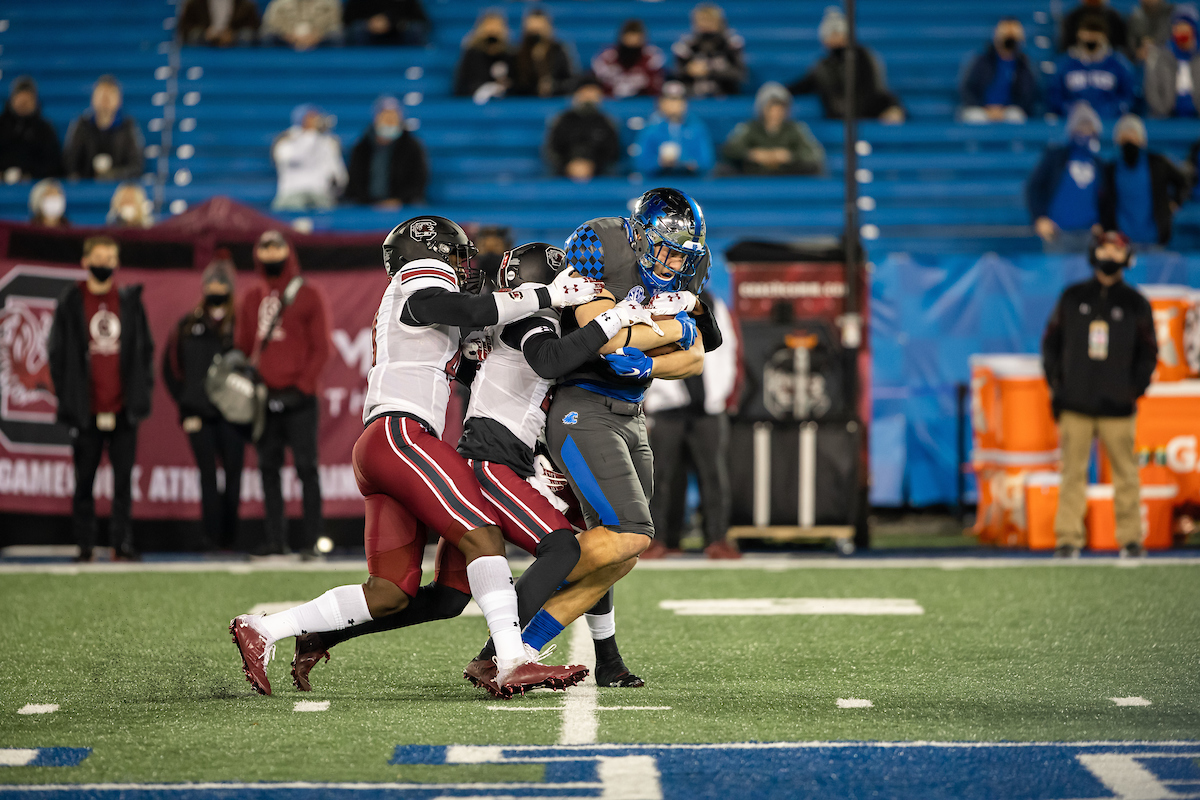 Justin Rigg

Kentucky beats South Carolina, 41-18.

Photo by Jacob Noger | UK Football