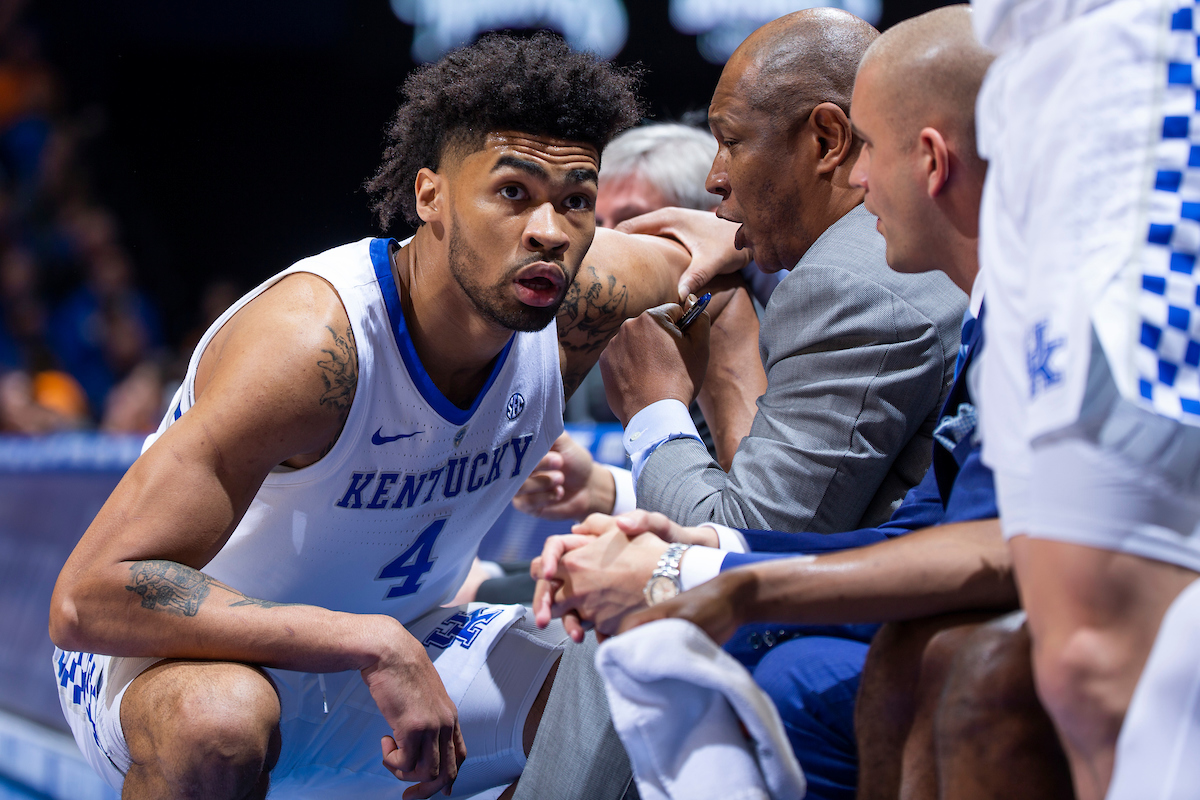 Nick Richards. Kenny payne.

Kentucky beat Tennessee 86-69.

Photo by Chet White | UK Athletics