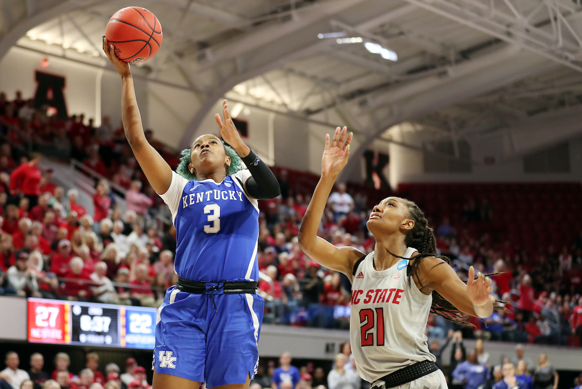 Keke McKinney

Women's Basketball falls to NC State on Monday, March 25, 2019. 

Photo by Britney Howard | UK Athletics