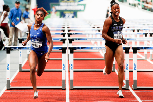 Masai Russell.

Day 4. 2021 NCAA Track and Field Championships.

Photo by Chet White | UK Athletics