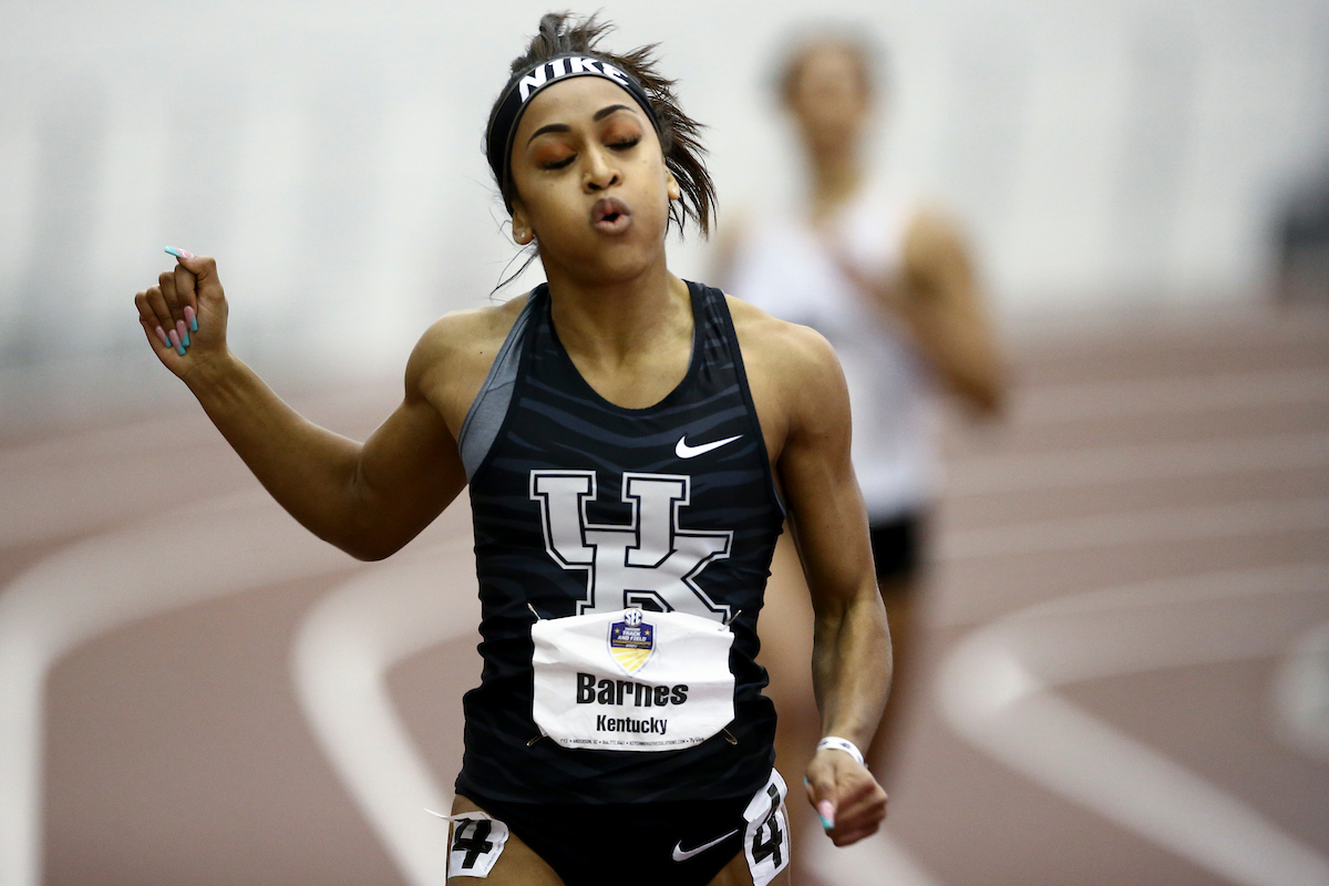 Celera Barnes.

2020 SEC Indoors day one.

Photo by Chet White | UK Athletics