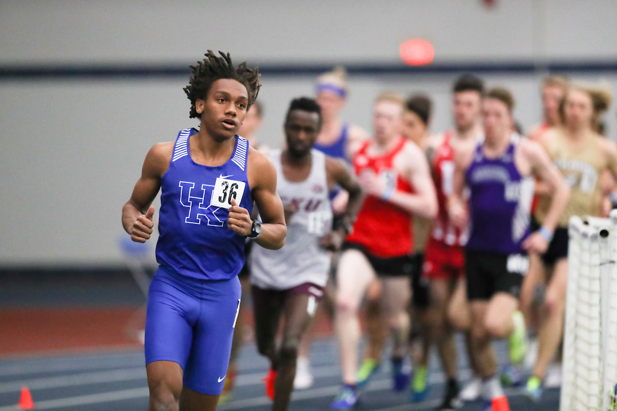 Kendall Muhammad.

The University of Kentucky Track and Field Team hosts the Kentucky Invitational on Saturday, January 13, 2018 at Nutter Field House. 

Photo by Elliott Hess | UK Athletics