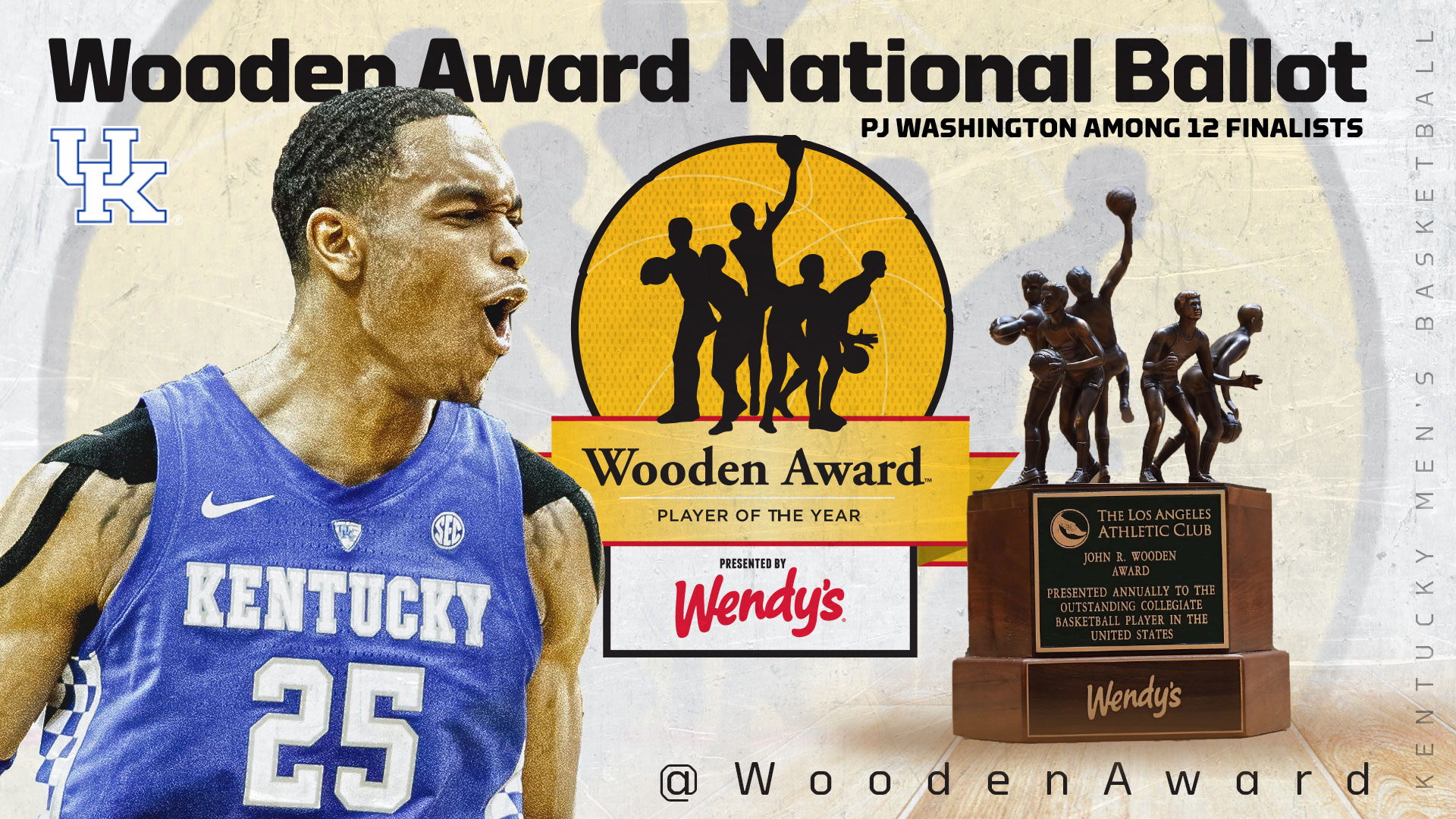 Washington Tabbed to Wooden Award National Ballot
