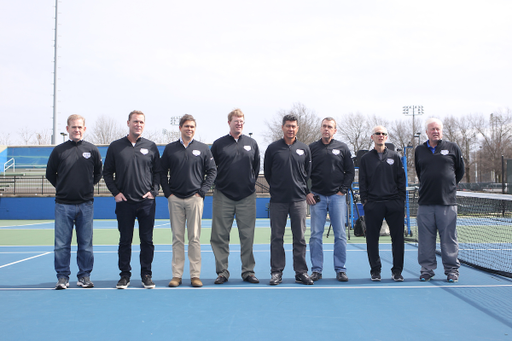 The University of Kentucky men's tennis team beats Northern Illinois on Sunday, February 25, 2018 at Boone Tennis Center in Lexington, Ky.

Photo by Quinn Foster I UK Athletics