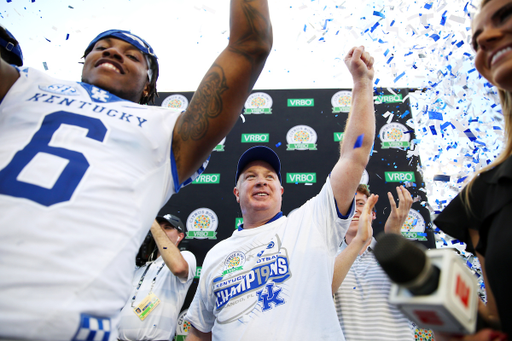 Mark Stoops
The UK Football team beat Penn State 27-24 in the Citrus Bowl. 

Photo by Britney Howard  | UK Athletics