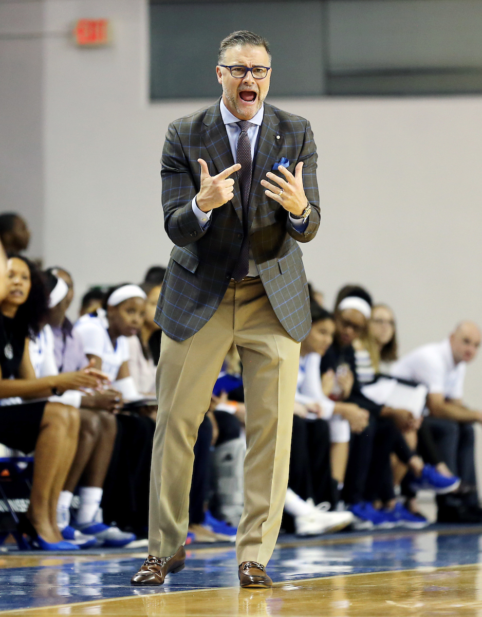 Matthew Mitchell 


UK Women's Basketball beat High Point University 71-49 at Memorial Coliseum  on Sunday, November 18th, 2018.

Photo by Britney Howard  | UK Athletics