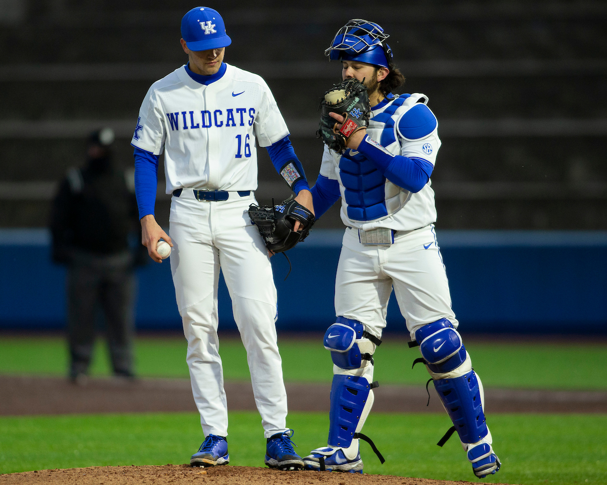 Cole Stupp and Alonzo Rubalcaba.

Kentucky defeats Western Michigan 14-3.

Photo by Tommy Quarles | UK Athletics