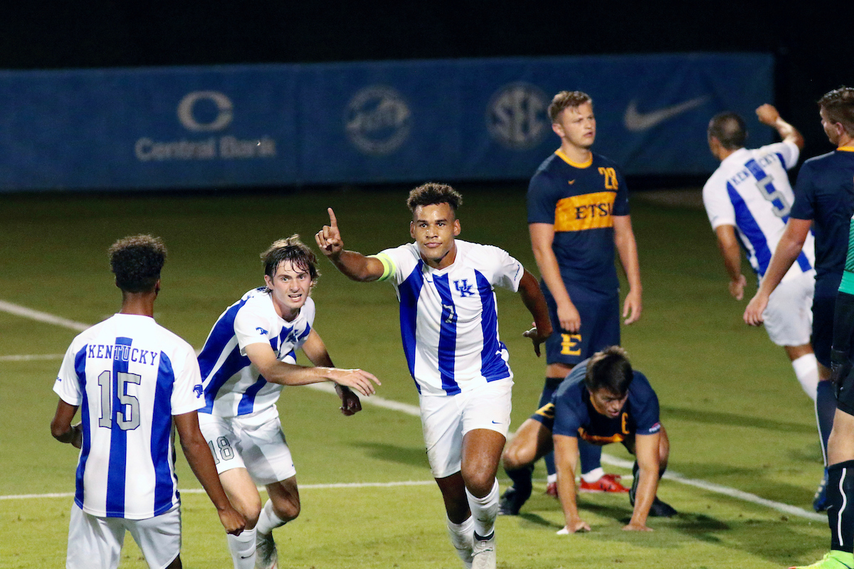 Kentucky men's soccer beat ETSU 3-0.

Photo by Alex Martens | UK Athletics