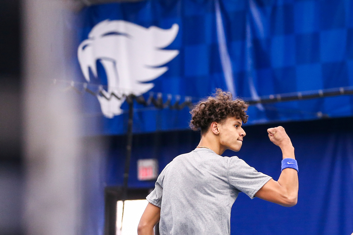 Gabriel Diallo.

Kentucky defeats Virginia Tech 5-2.

Photo by Grace Bradley | UK Athletics