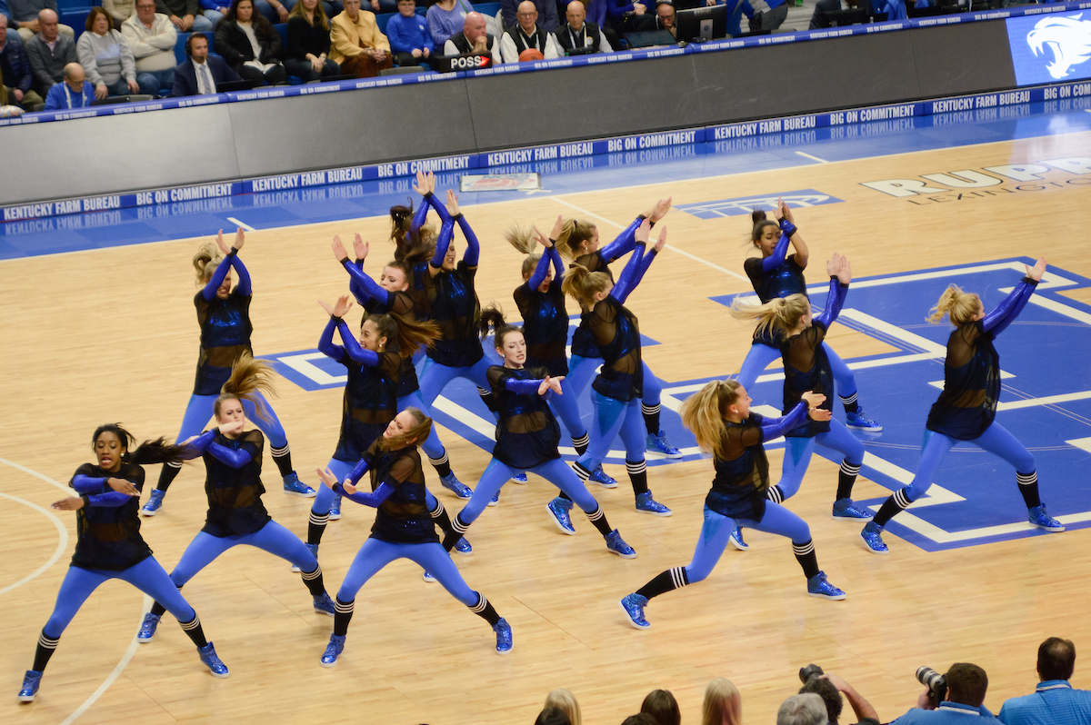 Dance Team. 

Kentucky men's basketball defeated Mississippi state 76-55.

Photo by Eddie Justice | UK Athletics