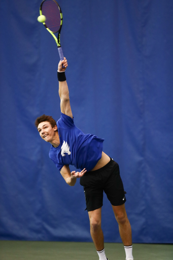 CESAR BOURGOIS.

The University of Kentucky men's tennis team host IUPUI. 


Photo by Elliott Hess | UK Athletics