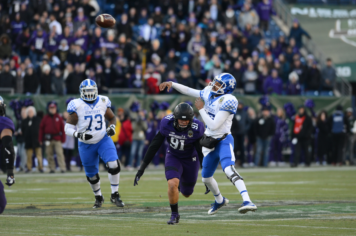Stephen Johnson

The University of Kentucky football team falls to Northwestern 23-24 in the Music City Bowl on Friday, December 29, 2017, at Nissan Field in Nashville, Tn.