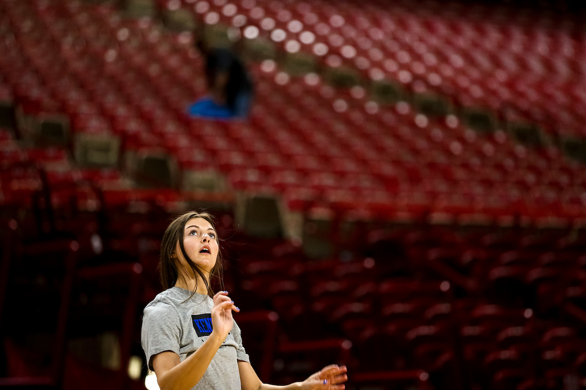 Emma King.

Kentucky at Arkansas Shootaround.

Photo by Eddie Justice | UK Athletics