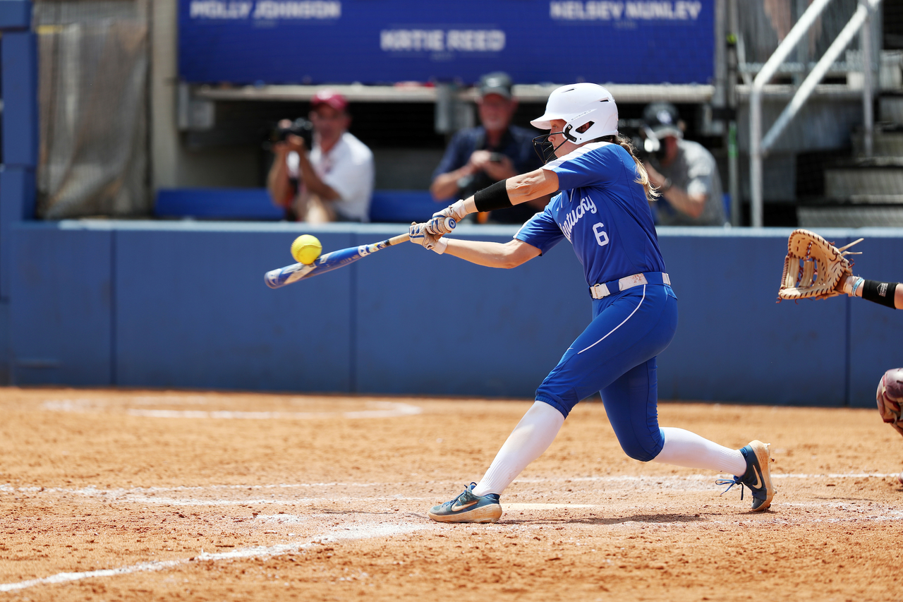 Jenny Schaper

Softball beat Virginia Tech 8-1 in the second game of the NCAA Regional Tournament.

Photo by Britney Howard | UK Athletics