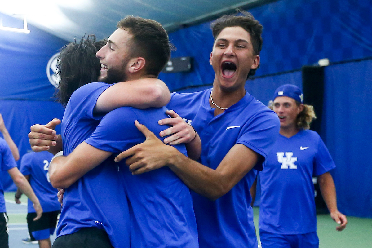 JJ Mercer, Joshua Lapadat, Alexandre LeBlanc.

Kentucky defeats Wake Forest 4-2 in NCAA Tournament Sweet Sixteen.

Photo by Grace Bradley | UK Athletics