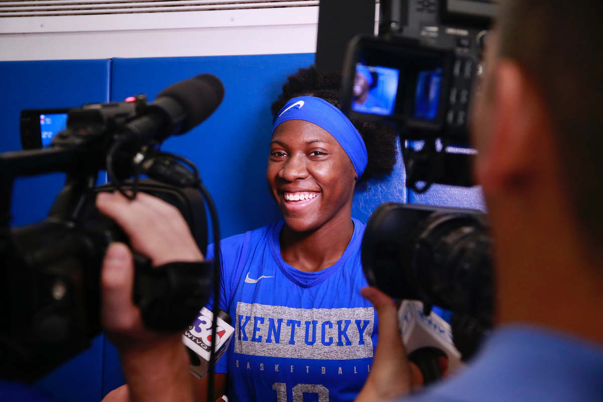 Rhyne Howard.

2019 Media Day

Photo by Noah J. Richter | UK Athletics