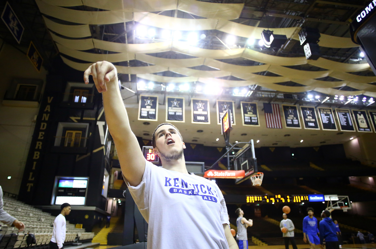 Brad Calipari.

The University of Kentucky men's basketball team practiced at Memorial Gymnasium in Nashville, TN., on Friday, January 12, 2018.

Photo by Chet White | UK Athletics