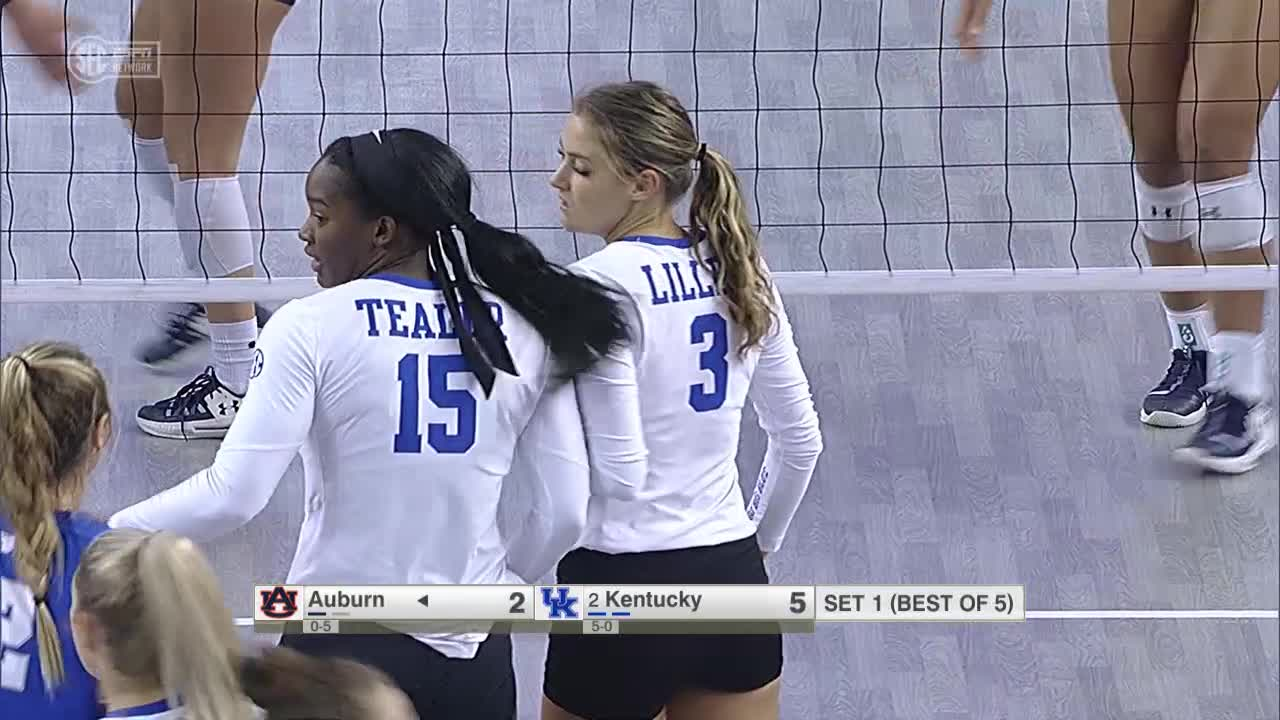 VB: Kentucky 3, Auburn 0- Sunday Night