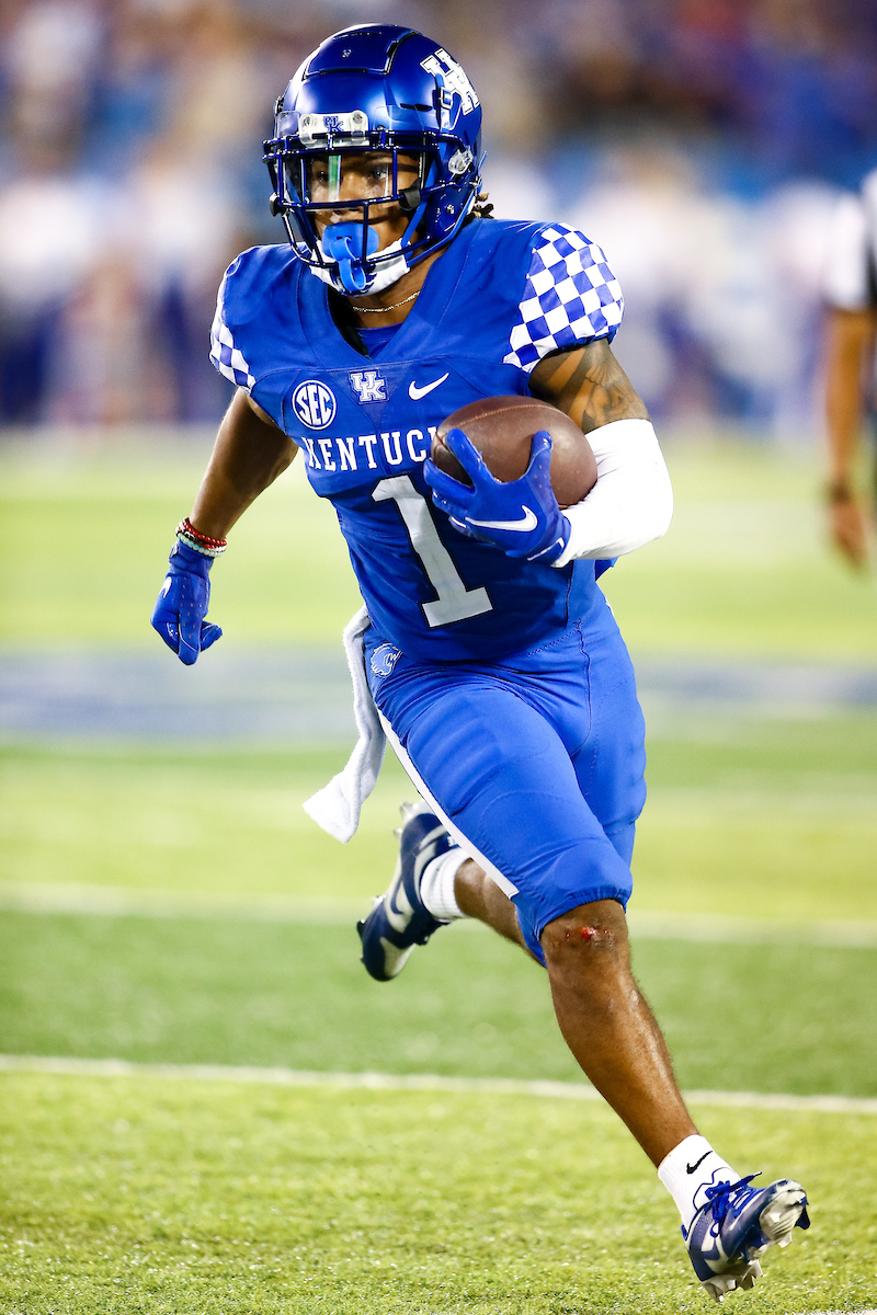 Wan'Dale Robinson.

Kentucky beat Mizzou 35-28.

Photo by Eddie Justice | UK Athletics