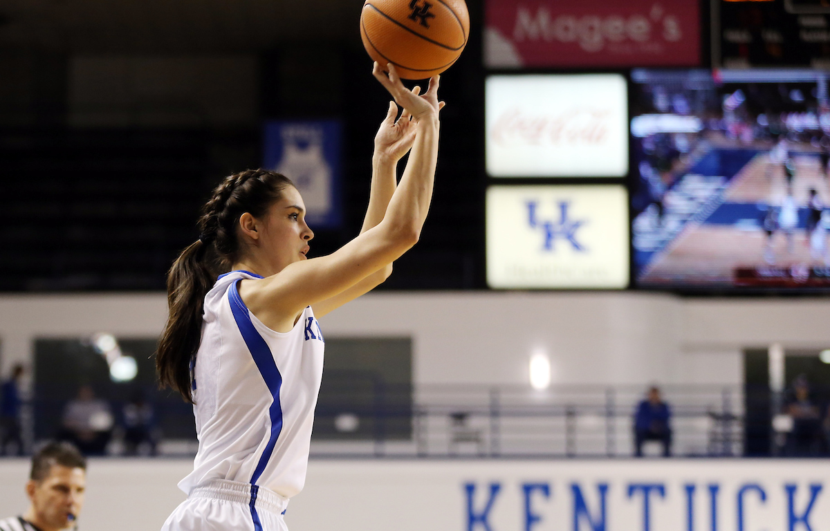 Maci Morris

The University of Kentucky women's basketball team falls to Mississippi State on Senior Day on Sunday, February 25, 2018 at the Memorial Coliseum.

Photo by Britney Howard | UK Athletics