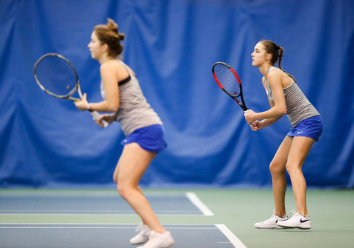 DIANA TKACHENKO.

The University of Kentucky women's tennis team beat Baylor 4-1 on Sunday, February 4, 2018 in Lexington's Boone Center.

Photo by Elliott Hess | UK Athletics