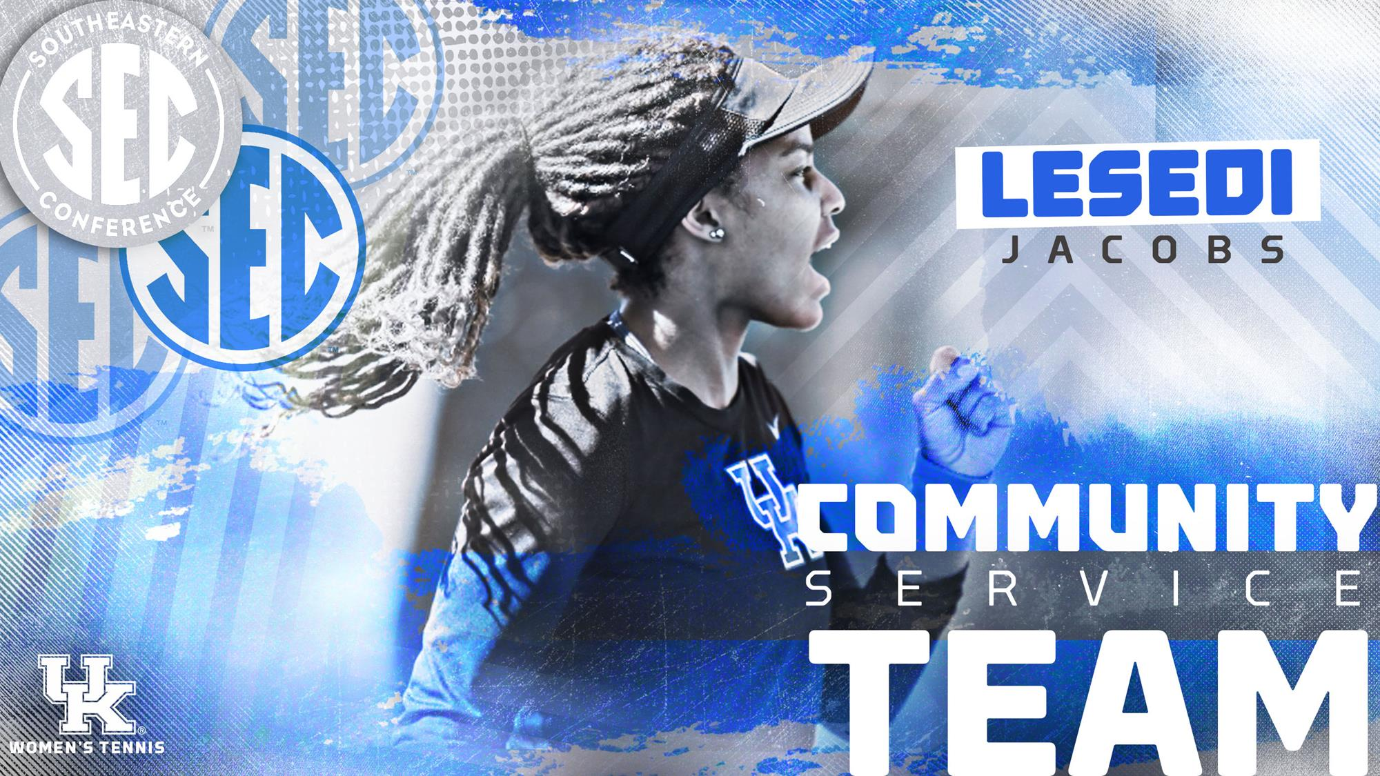 Lesedi Jacobs Selected to 2020 SEC Community Service Team
