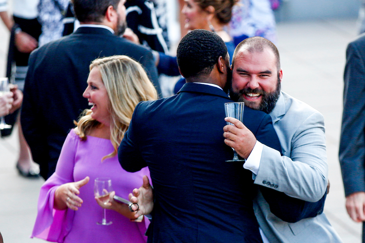 Friends. 

UK Athletics Hall of Fame. 

Photo by Eddie Justice | UK Athletics