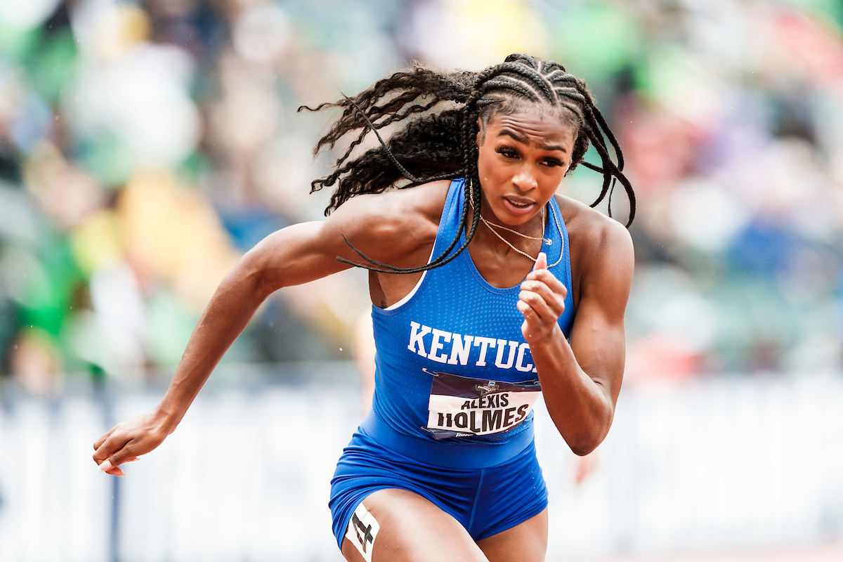 Alexis Holmes.

Day Four. The UK women’s track and field team placed third at the NCAA Track and Field Outdoor Championships at Hayward Field in Eugene, Or.

Photo by Chet White | UK Athletics