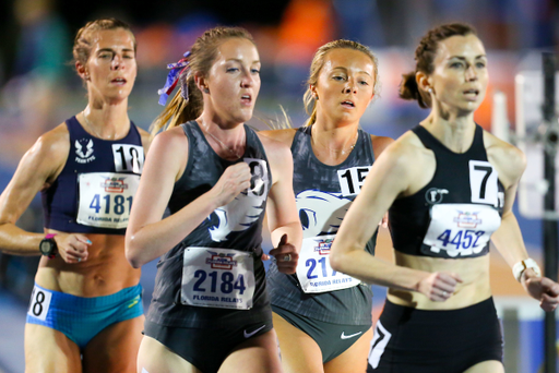 during the Florida Relays at James G. Pressly Stadium on Thursday, March 28, 2019 in Gainesville, Fla. (Photo by Matt Stamey)