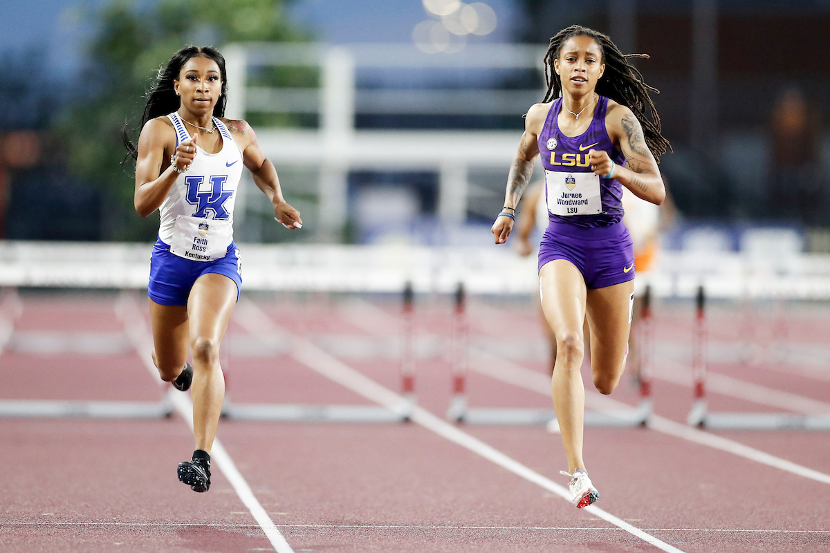 Faith Ross.

Day one of the 2021 SEC Track and Field Outdoor Championships.

Photo by Chet White | UK Athletics