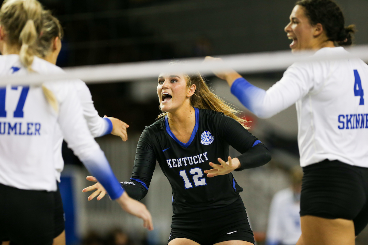 Gabby Curry.

Kentucky sweeps Alabama 3-0 and wins SEC Championship.

Photo by Hannah Phillips | UK Athletics